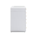 Hollywood 56" White 13-Drawer Vanity Desk