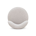 Amaya Grey Textured Performance Fabric Swivel Desk Chair