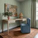 Dolce Performance Velvet Rolling Desk Chair