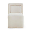 Dolce Performance Velvet Rolling Desk Chair