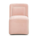 Dolce Performance Velvet Rolling Desk Chair