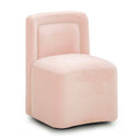 Dolce Performance Velvet Rolling Desk Chair