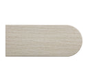 Marlene 47" Cream Faux Travertine Vanity Desk by TOV Furniture, view 8