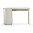 Marlene 47" Cream Faux Travertine Vanity Desk by TOV Furniture