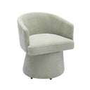 Kristen Upcycled Contract-Grade Chenille Rolling Desk Chair