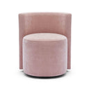 Alyssa Upcycled Performance Velvet Rolling Desk Chair