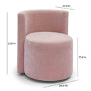 Alyssa Upcycled Performance Velvet Rolling Desk Chair