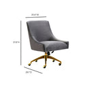 Beatrix Performance Velvet Office Swivel Chair