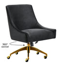 Beatrix Performance Velvet Office Swivel Chair