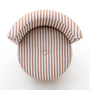 Alyssa Striped Performance Linen Rolling Desk Chair