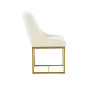 Lisa Pleated Performance Velvet Dining Chair