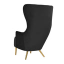 Julia Performance Velvet Wingback Accent Chair
