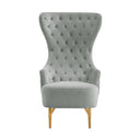Jezebel Performance Velvet Wingback Accent Chair