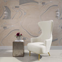 Julia Performance Velvet Channel Tufted Wingback Accent Chair