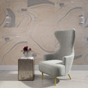 Julia Performance Velvet Channel Tufted Wingback Accent Chair