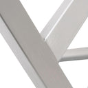 Denmark Performance Vegan Leather Stool with Silver Base - Set of 2