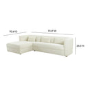Callie 2-Piece Performance Velvet L-Shaped Sectional
