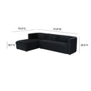 Callie 2-Piece Performance Velvet L-Shaped Sectional
