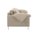 Vari 90" Textured Performance Velvet Lounge Sofa