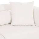 Tarra 4-Piece Cream Performance Chenille Modular U-Sectional