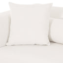 Tarra Cream Performance Chenille Modular Corner Chair