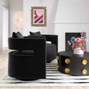 Kennedy Performance Velvet Swivel Accent Chair