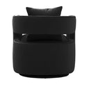 Kennedy Performance Velvet Swivel Accent Chair