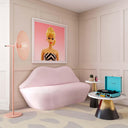 Lips 68" Performance Velvet Settee