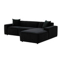 Olafur 2-Piece Performance Fabric L-Shaped Sectional