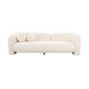Amelie 91" Contract-Grade Faux Fur Sofa