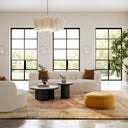 Fickle Cream Performance Boucle 2-Piece Modular Sofa