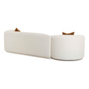 Fickle Cream Performance Boucle 2-Piece Modular Sofa