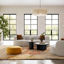 Fickle 82.5" Grey Performance Velvet Modular Loveseat
