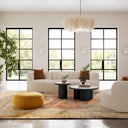 Fickle 82.5" Cream Performance Boucle Modular Loveseat