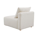 Hangover Cream Performance Boucle Modular Armless Chair
