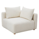 Hangover Cream Performance Boucle Modular Corner Chair