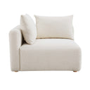 Hangover Cream Performance Boucle Modular Corner Chair