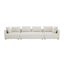 Hangover 145" Cream Performance Boucle Long Sofa