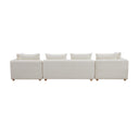 Hangover 145" Cream Performance Boucle Long Sofa