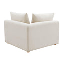 Hangover Cream Performance Linen Modular Corner Chair