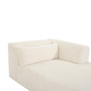 Tarra 71" Fluffy Oversized Performance Corduroy Modular Chaise