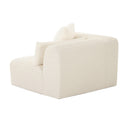 Tarra Fluffy Oversized Performance Corduroy Modular Corner Chair