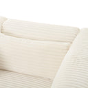 Tarra 118" Fluffy Oversized Performance Corduroy Modular Sofa