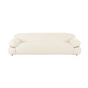 Leyla 98" Cream Performance Boucle Sofa