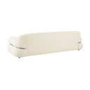 Leyla 98" Cream Performance Boucle Sofa