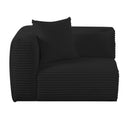 Tarra Fluffy Oversized Performance Corduroy Modular Corner Chair
