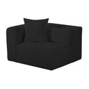Tarra Fluffy Oversized Performance Corduroy Modular Corner Chair