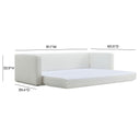 Ryan 91" Performance Boucle Sleeper Sofa