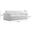 Ryan 91" Performance Boucle Sleeper Sofa