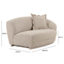 Marion 60" Two-Tone Textured Performance Boucle Loveseat